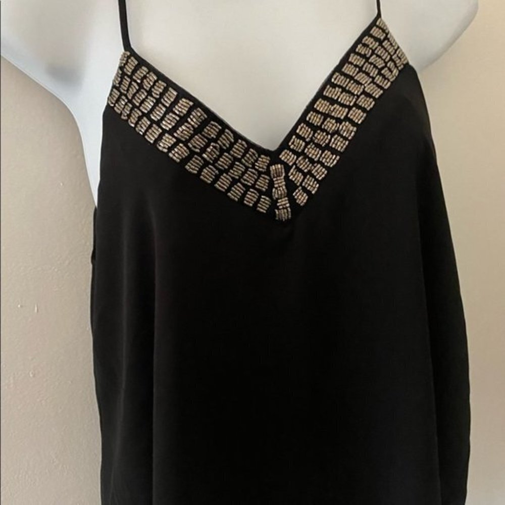 Astr black top with silver embellishment - Picture 2 of 6